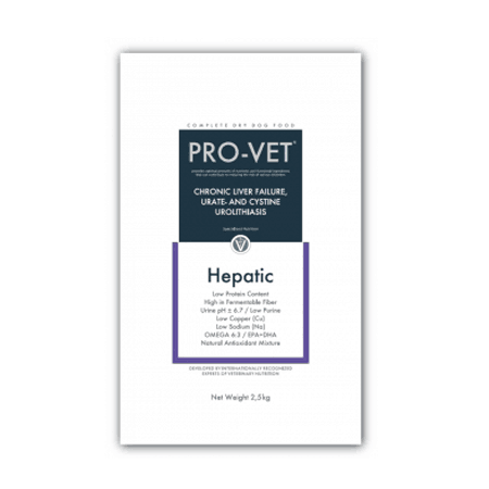 Pašaras šunims PRO-VET Hepatic DOG