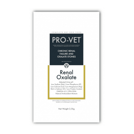Pašaras šunims PRO-VET Renal/Oxalate 2,5kg