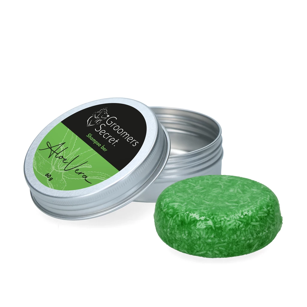 kietasis šampūnas šunims, aloe vera, alijošių, groomers secret