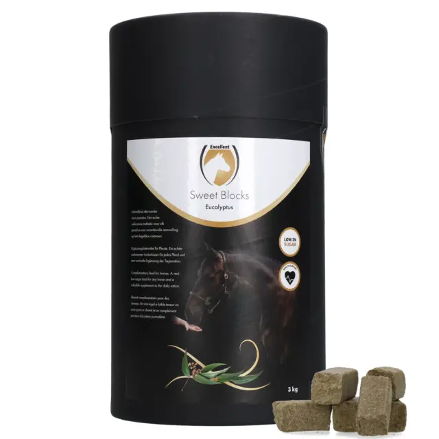 sweet eucalyptus block, eukaliptas, skanėstai žirgams, žirgui